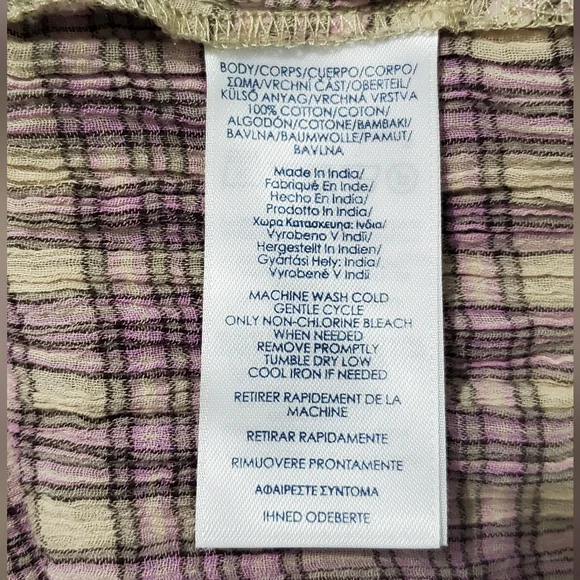 Chaps women's long sleeve peasant top blouse NWT - Picture 8 of 10